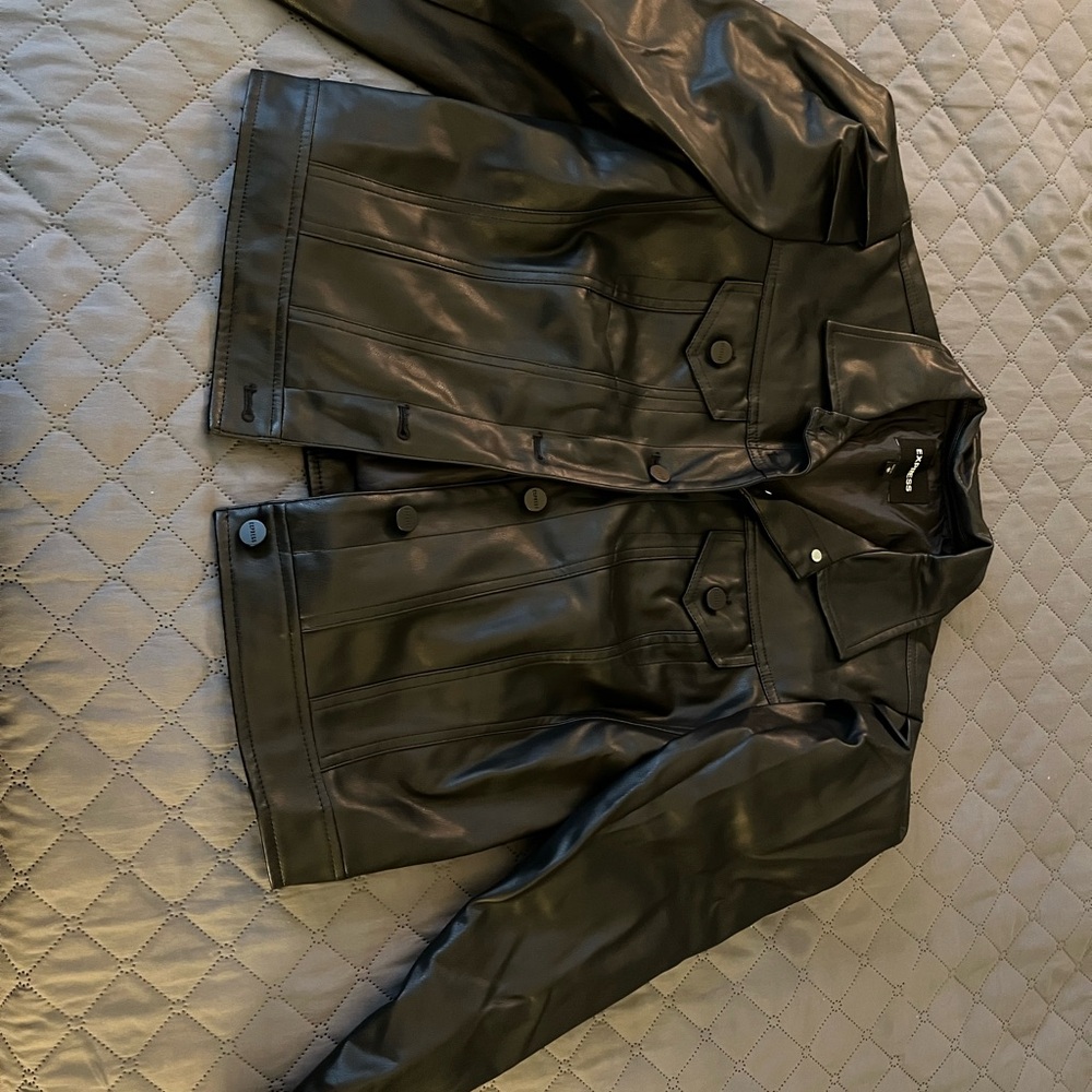 Women's Black Leather Jacket
